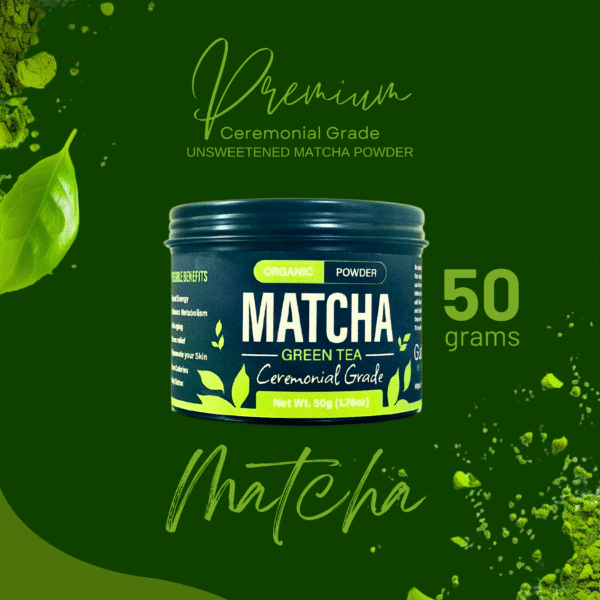 Premium Matcha Powder 50g Green Tea UNSWEETENED