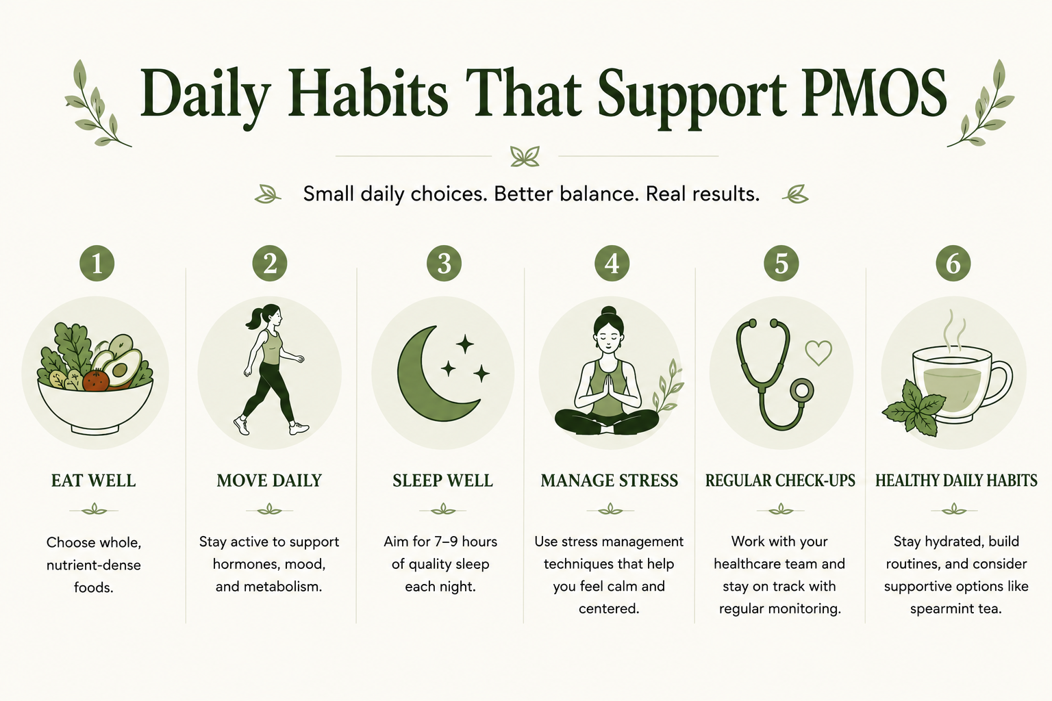 Daily Habits that Supports PMOS
