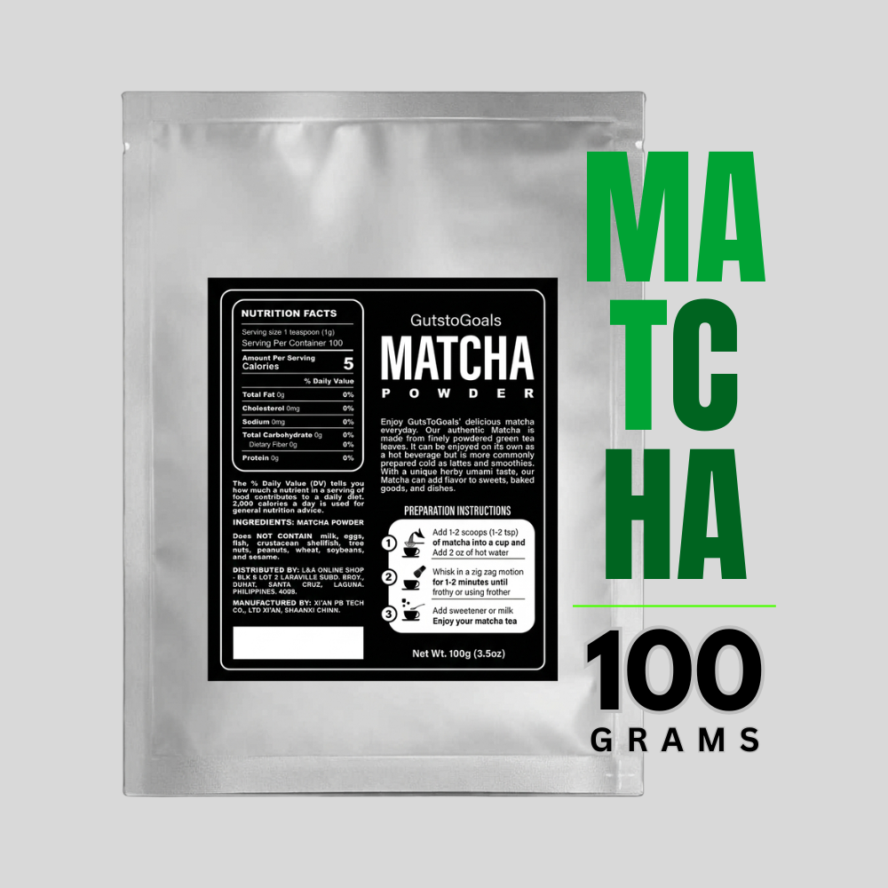 gutstotgoals matcha powder 100g