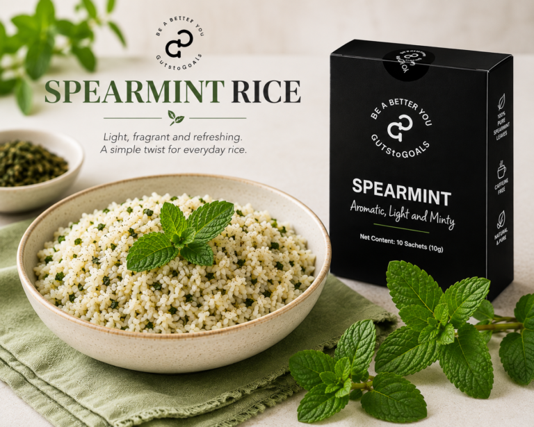 minted rice pilaf