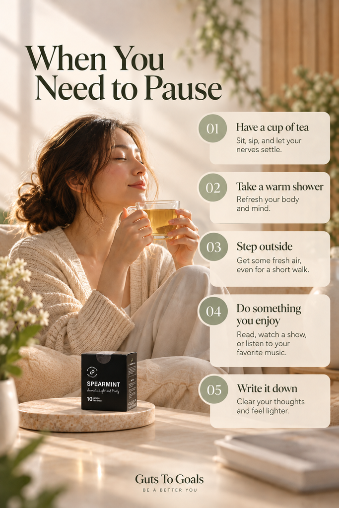 Pause with Spearmint Tea 